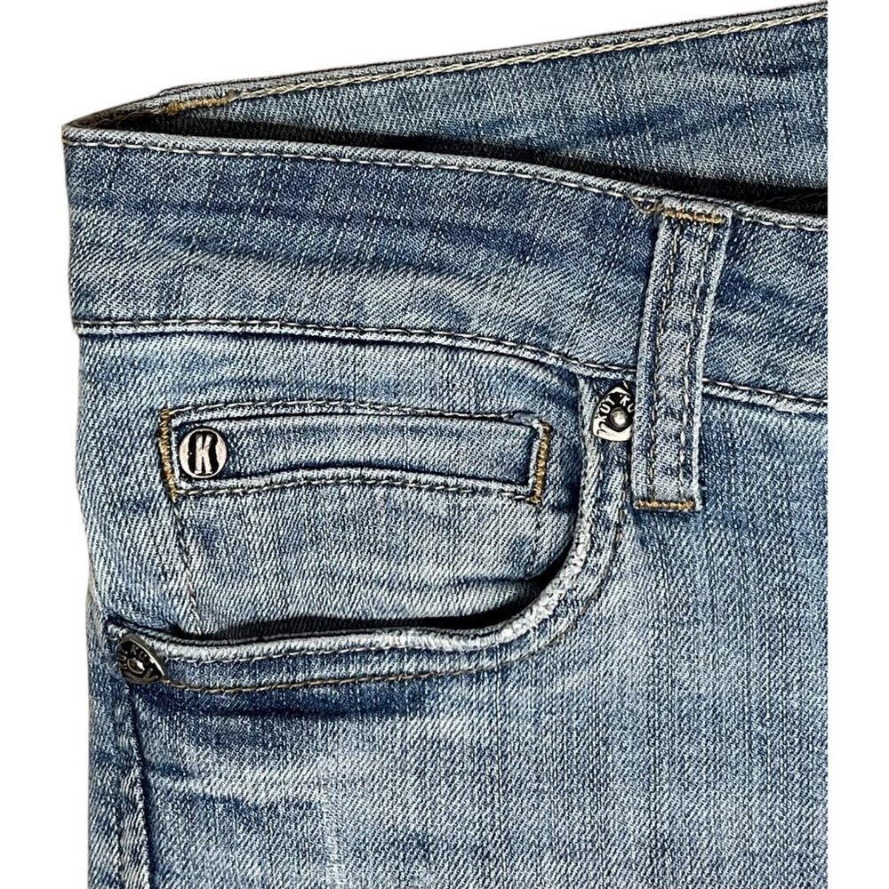 Kut from the Kloth Women Straight Leg Jeans Blue Size 4 Stretch - Picture 12 of 14